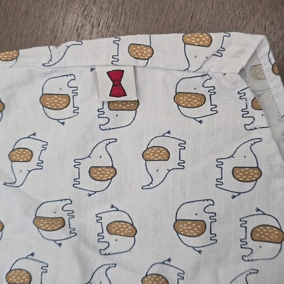 DAPPER DUDE & LITTLE LAD Navy Cardigan White Printed Button Down Shirt 18 months - Picture 4 of 5